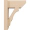 Ekena Millwork 6-in W x 12-in D x 16-in H Balboa Slat Rough Cedar Woodgrain TimberThane Outlooker, Primed Tan OUTUR060X12X16BOA24RCPR - alternate 5